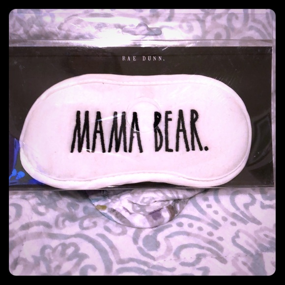 Rae Dunn Accessories - Rae Dunn MAMA BEAR. sleep mask NIB